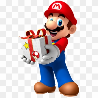 Mario - Transparent Christmas Mario Clipart