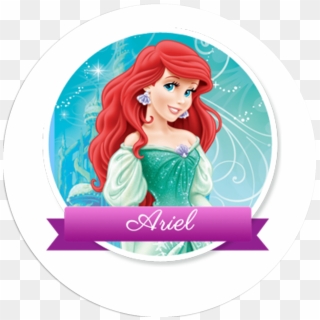 24 Disney Princess The Little Mermaid Stickers Labels Clipart