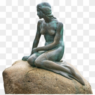 Little Mermaid, Statue, Copenhagen, Denmark - Little Mermaid Statue Clipart