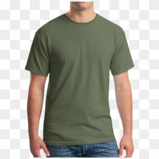 Blank Olive Green Shirt Clipart