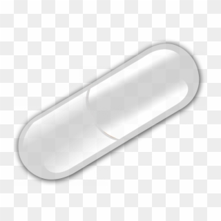 Transparent Pill Transparent Background - White Pill Capsule Png Clipart