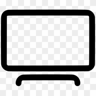 Television Monitor Screen Display Tv Video Svg Png - Icon Clipart