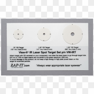 View-it Ir Laser Spot Targets - Circle Clipart