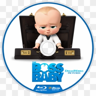The Boss Baby Bluray Disc Image - Boss Baby Blu Ray Clipart