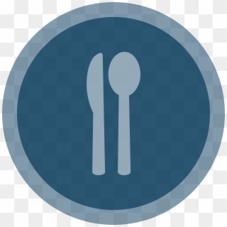 File - Map Icon - Dining - Circle Clipart