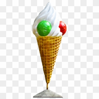 Ice Cream Cone, Ice, Cone, Waffle, Vanilla, Delicious - Kone Ice Cream Hd Clipart