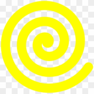 Spiral Clipart Yellow - Black And Yellow Spiral Gif - Png Download