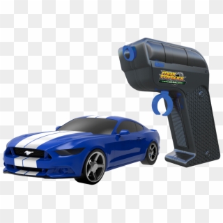 Tracer Racers Rc Blue Mustang & Controller - Model Car Clipart