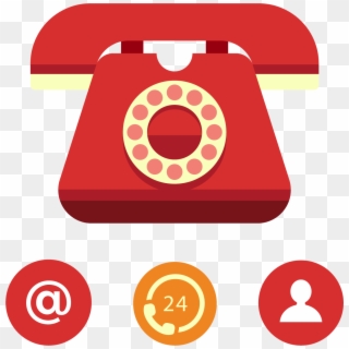 Telephone Clipart - Contact Rate - Png Download