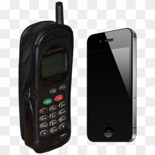 Two Cell Phones - Phone Now And Then Clipart
