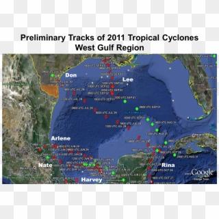 Quick Review Of The 2011 Atlantic Hurricane Season - Gulf Of Mexico Radar Clipart