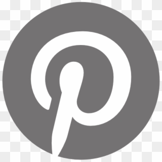 Pinterest Logo - Grey Pinterest Logo Png Clipart