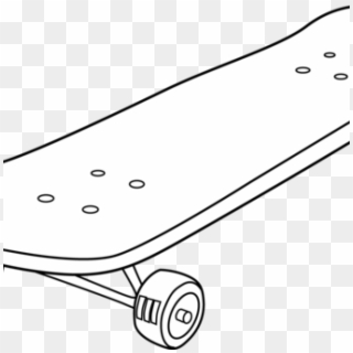 Skateboard Clipart Skateboard Black And White Clipart - Clip Art - Png Download