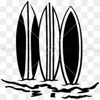 Purple Seashell Png - Surfboard Black And White Illustration Transparent Clipart