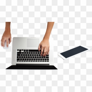 Laptop Free Commercial Use Png Image - Hand Using Laptop Png Clipart