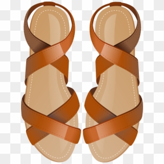 Brown Sandals Png Clip Art - Fisherman Sandal Transparent Png