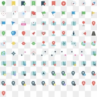 Maps And Location Icons , Png Download - Icon Clipart