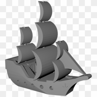 "big" Pirate Ship - Sail Clipart